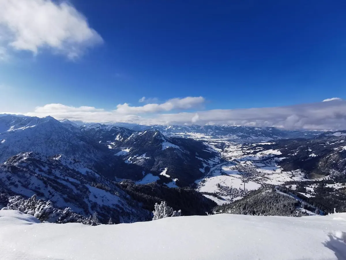 Daire Ferienwohnung Wiesenblick Bad Hindelang Almanya